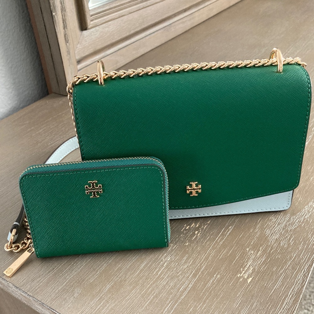 Tory Burch Mini Shoulder Bag & Wallet